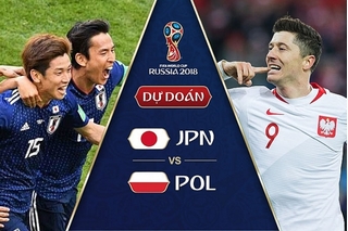 Dự đoán kết quả tỷ số World Cup 2018 giữa đội tuyển Nhật Bản và Ba Lan
