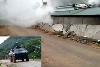 Hàng trăm cảnh sát dùng xe bọc thép đột kích hang ổ ma túy Sơn La