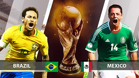 Dự đoán kết quả tỷ số World Cup 2018 Brazil và Mexico
