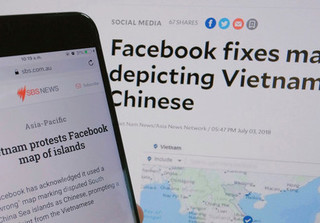 Báo chí nước ngoài đồng loạt lên tiếng vụ Facebook đưa sai bản đồ chủ quyền