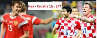 Dự đoán kết quả tỷ số World Cup 2018 giữa đội tuyển Nga và Croatia