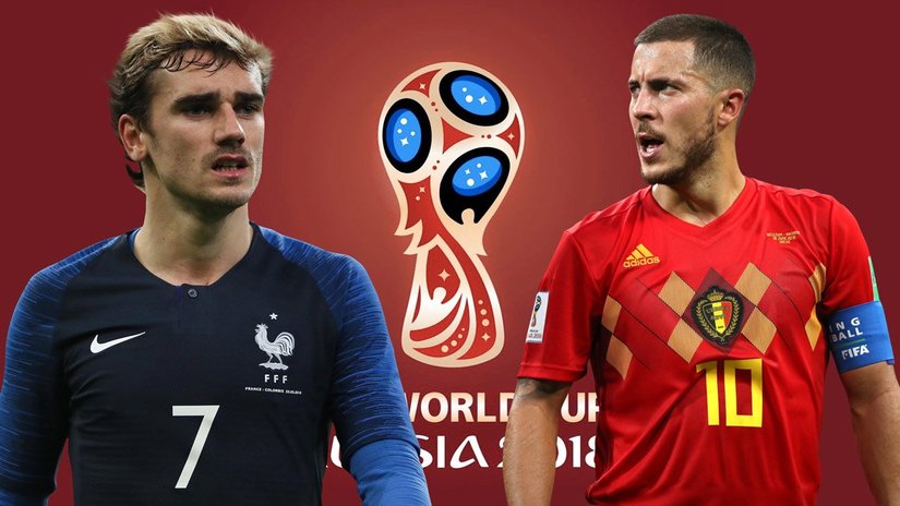 Nhận định Bán kết World Cup 2018 giữa đội tuyển Pháp và Bỉ