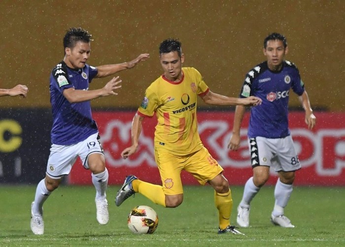 CLB Nam Định đã có trận đấu tuyệt hay trước chủ nhà Hà Nội FC