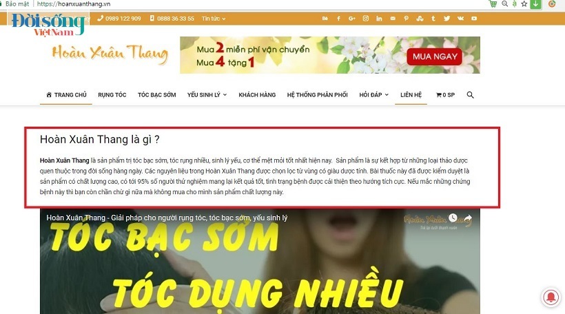 Công ty CP đầu tư Akina Đông Á quảng cáo sai sự thật