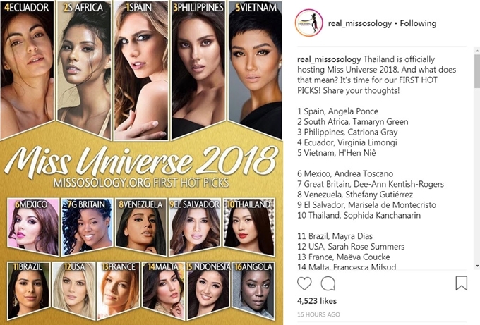 Lý do H'Hen Niê được dự đoán vào top 5 Hoa hậu Hoàn vũ 2018