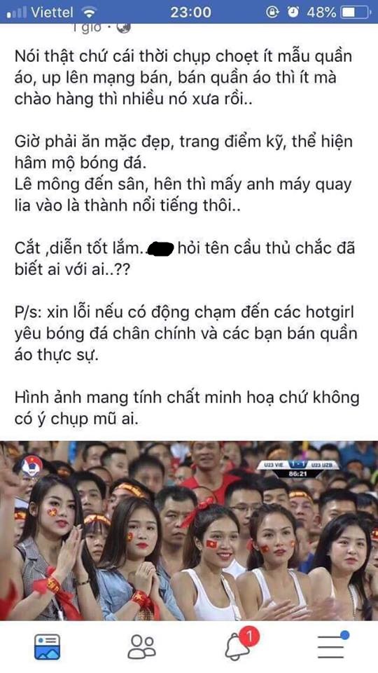 Bị che 'làm màu' khi xem bóng đá, dàn Hotgirl Nóng cùng WC nói 'cộng đồng mạng quá khắt khe'