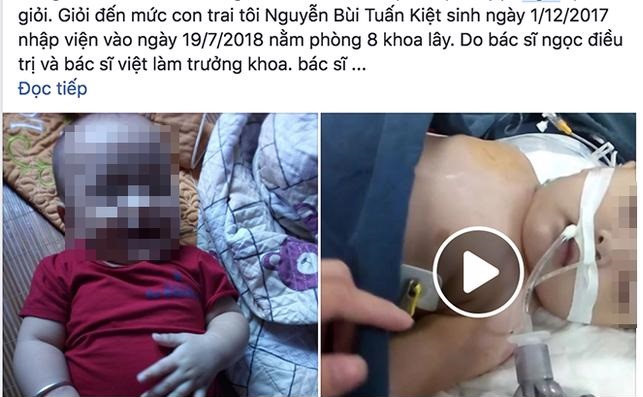 Nghệ An: Bé 7 tháng tuổi nằm viện nhiều ngày không ra bệnh, tử vong