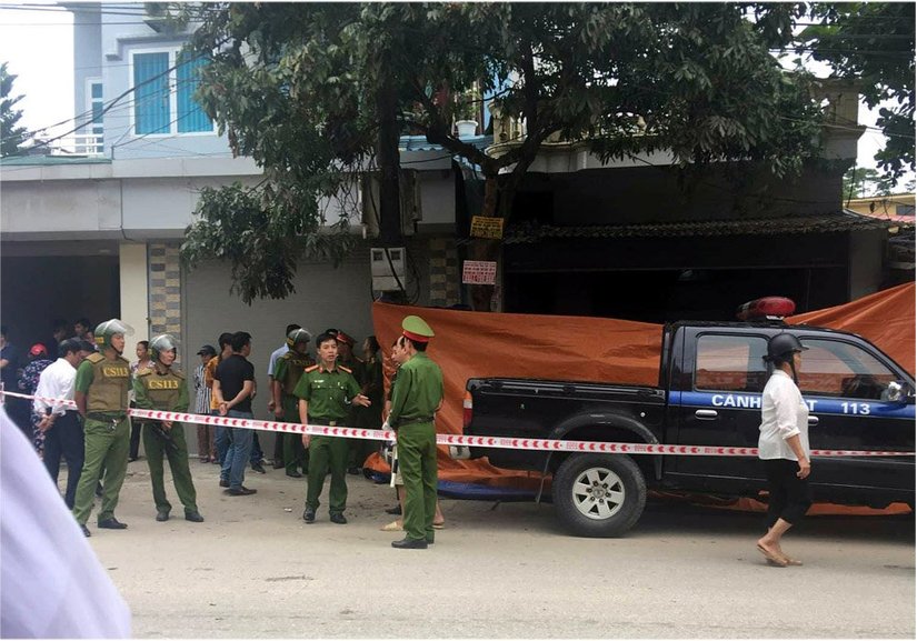 Hiện trường vụ xả súng ở Điện Biên khiến 3 người tử vong 