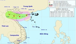 Bão số 4 tiến sâu vùng biển Quảng Ninh đến Nghệ An gây mưa lớn 2 ngày tới
