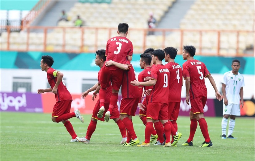 Olympic Việt Nam tự tin bước vào trận đấu thứ hai ở ASIAD18 