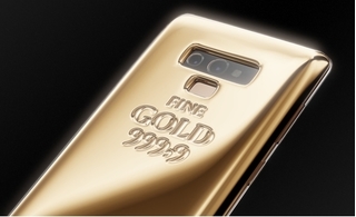Ngắm Galaxy Note 9 dát 1kg vàng nguyên chất, giá đắt nhất từ trước đến nay