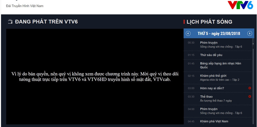 VTC cắt tín hiệu tiếp sóng trận Việt Nam-Bahrain của VTV6 vì đâu?