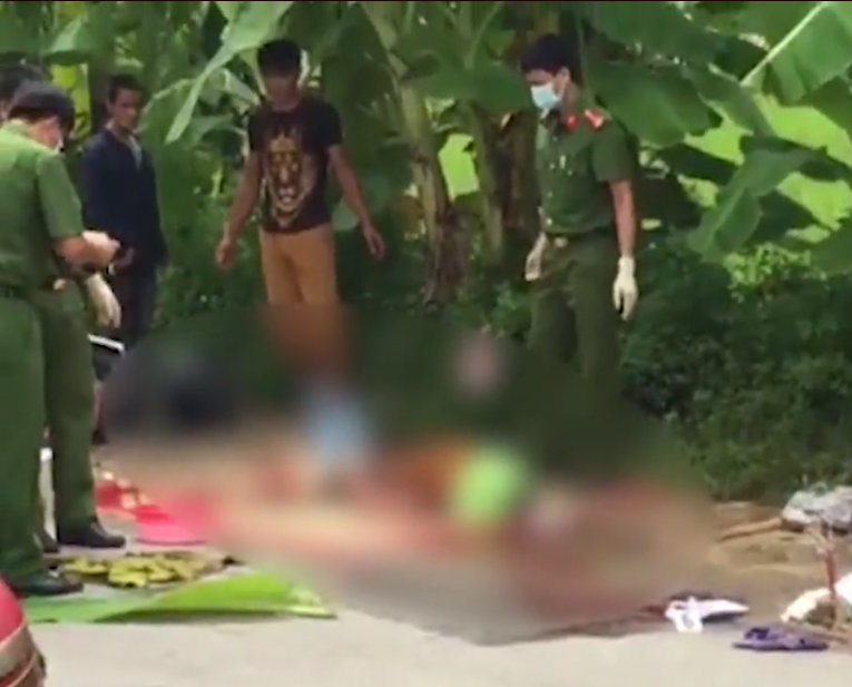 Phú Thọ: Trên đường đón con đi học về, người phụ nữ bị xe tải cán tử vong
