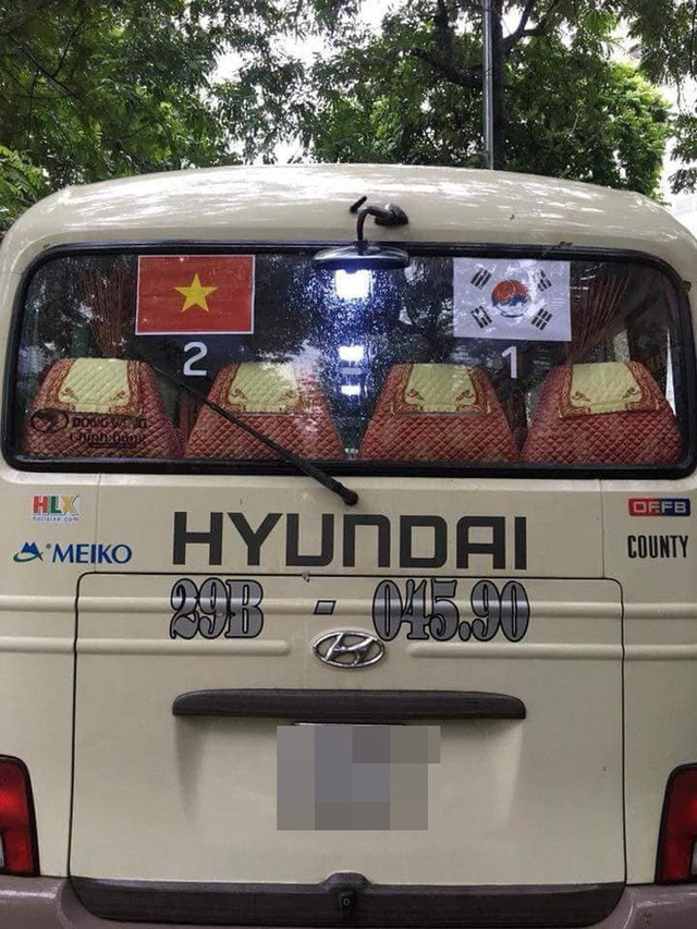xe khách tiên tri đoán tỷ số Việt Nam Hàn Quốc