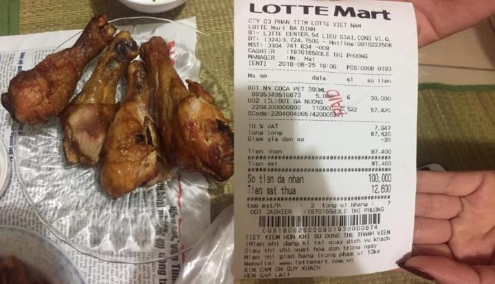 Vụ khách hàng tố siêu thị bán đùi gà có mùi hôi thối: Đại diện Lotte Mart lên tiếng