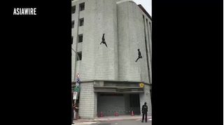 Clip: Lính đặc nhiệm ngã nhào từ tầng 6 của tòa nhà xuống đất