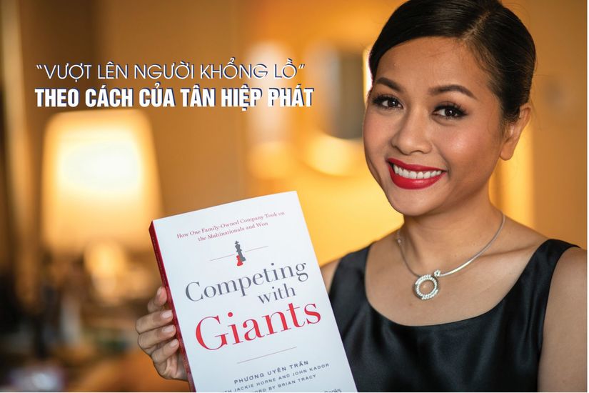 Forbes xuất bản sách 'Vượt lên người khổng lồ' của nữ doanh nhân Trần Uyên Phương và 2 cộng sự tại Mỹ