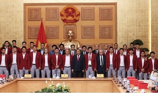 Thủ tướng Nguyễn Xuân Phúc gặp mặt đoàn Thể thao Việt Nam tham dự ASIAD 2018