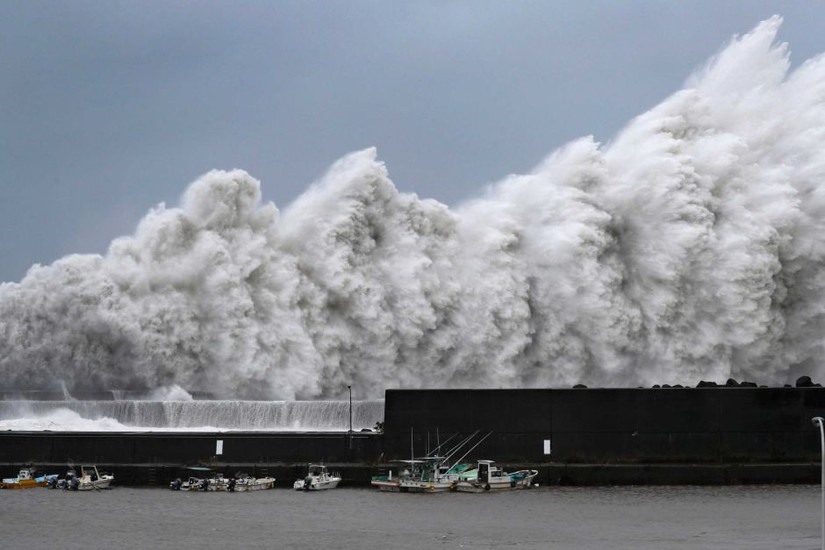 Clip: Siêu bão Jebi mang đến thảm họa chưa từng có cho Nhật Bản