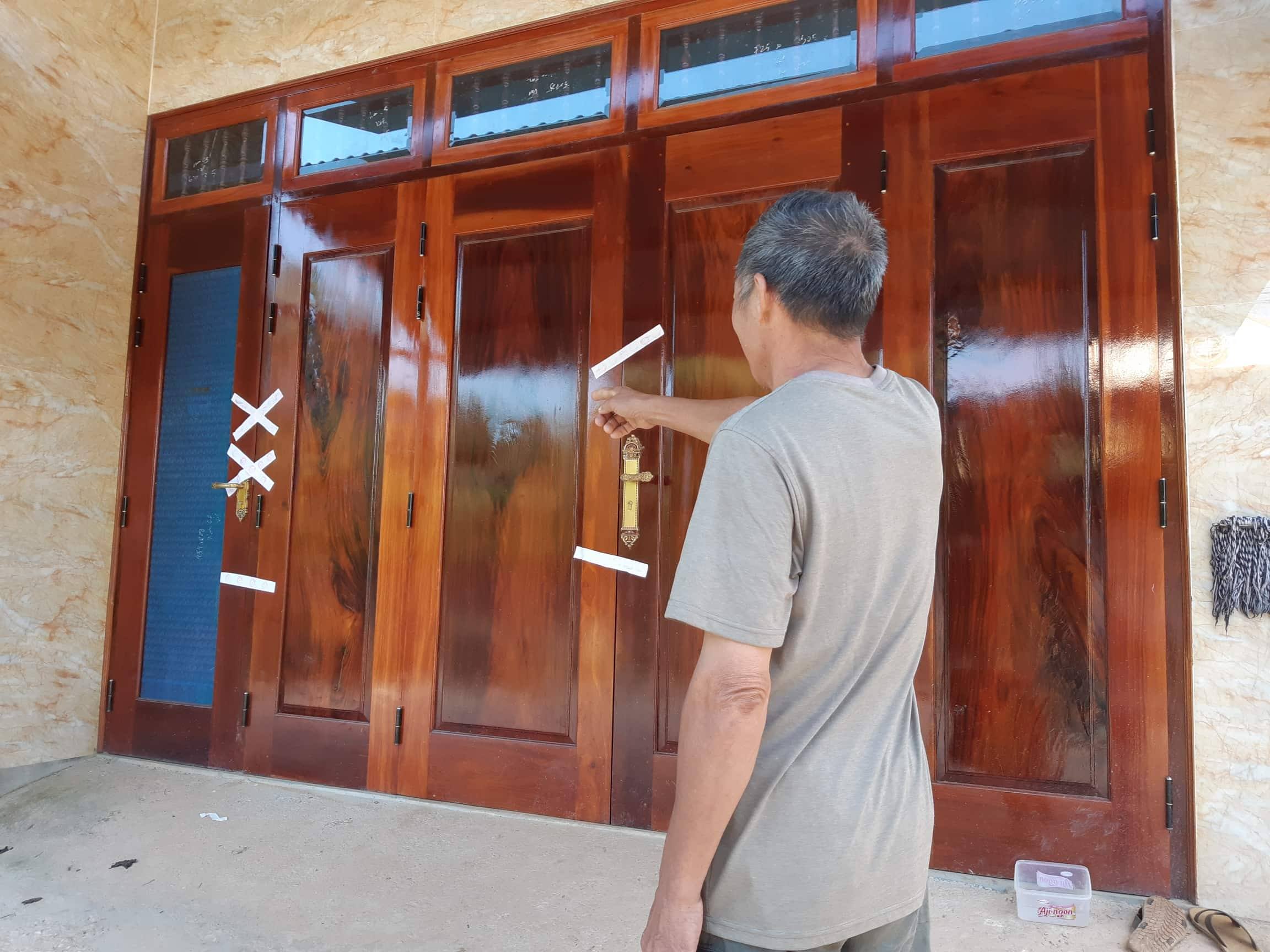 Ngôi nhà của Hải sống cùng vợ khi xảy ra vụ án mạng