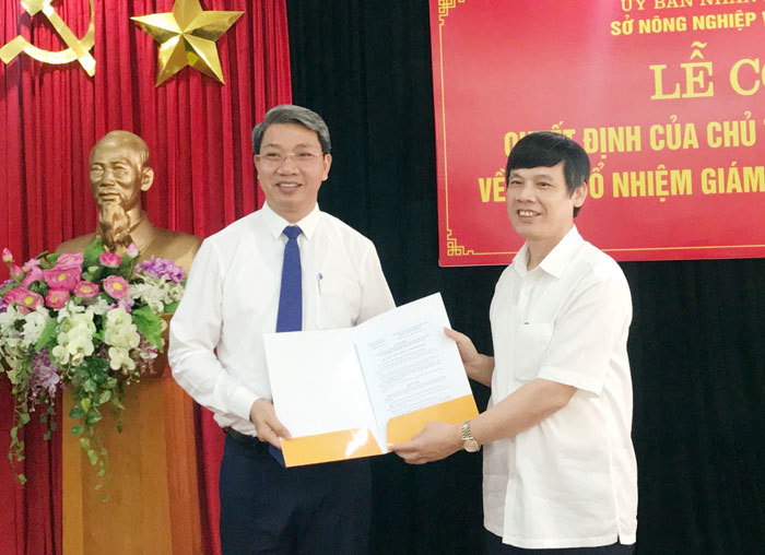 Chủ tịch huyện Hoằng Hóa giữ chức Giám đốc Sở NN & PTNT tỉnh Thanh Hóa