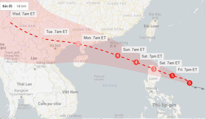 siêu bão Mangkhut, bão Mangkhut