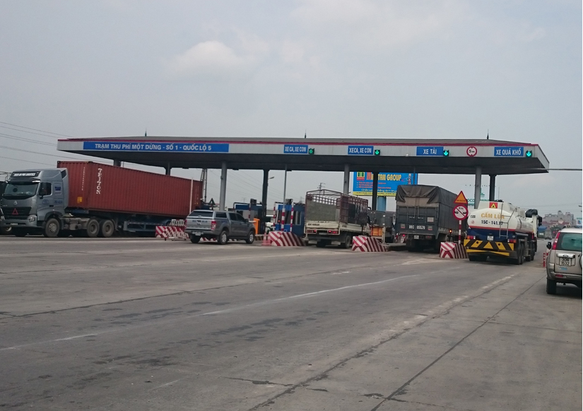 2 trạm thu phí Quốc lộ 5 không đủ hoàn vốn cao tốc Hà Nội-Hải Phòng