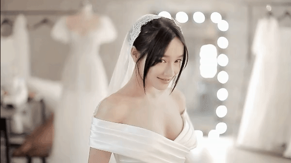 Hé lộ váy cưới xinh lung linh của Nhã Phương do NTK Chung Thanh Phong thực  hiện