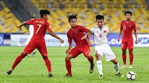 U16 Việt Nam hòa kịch tính Indonesia ở lượt trận hai VCK U16 châu Á
