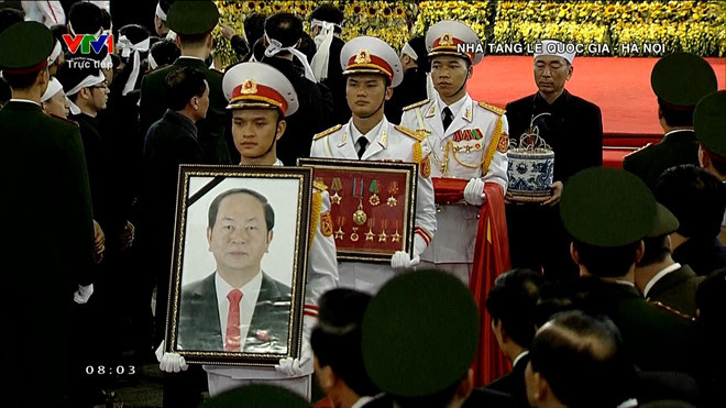 Toàn cảnh Lễ truy điệu Chủ tịch Nước Trần Đại Quang