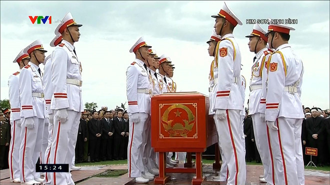 Lễ an táng Chủ tịch nước Trần Đại Quang tại quê nhà Ninh Bình