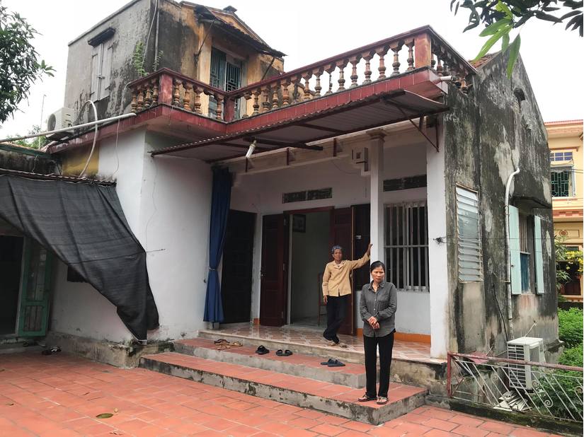 Ngôi nhà của nạn nhân ở Bắc Ninh