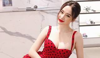 Angela Phương Trinh mặc váy cúp ngực nóng bỏng, khoe vòng 1 đầy đặn