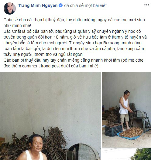 Lá tắm hỗ trợ chữa tay chân miệng chỉ 3 ngày là khỏi của y sĩ Lạng Sơn