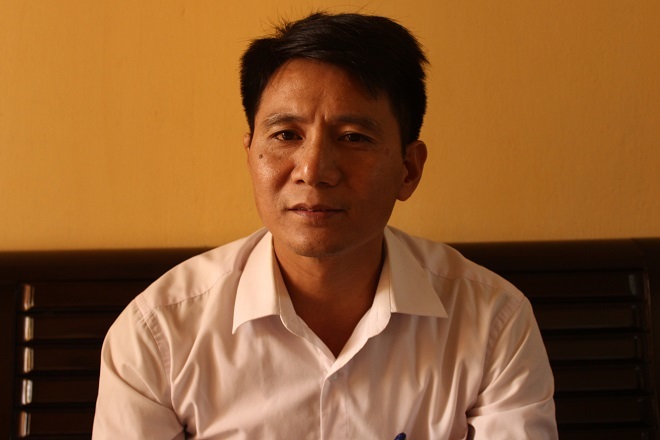 Ông Vương Văn Toàn, phó chủ tịch UBND xã Phan Đình Phùng (Mỹ Hào, Hưng Yên) chia sẻ với PV