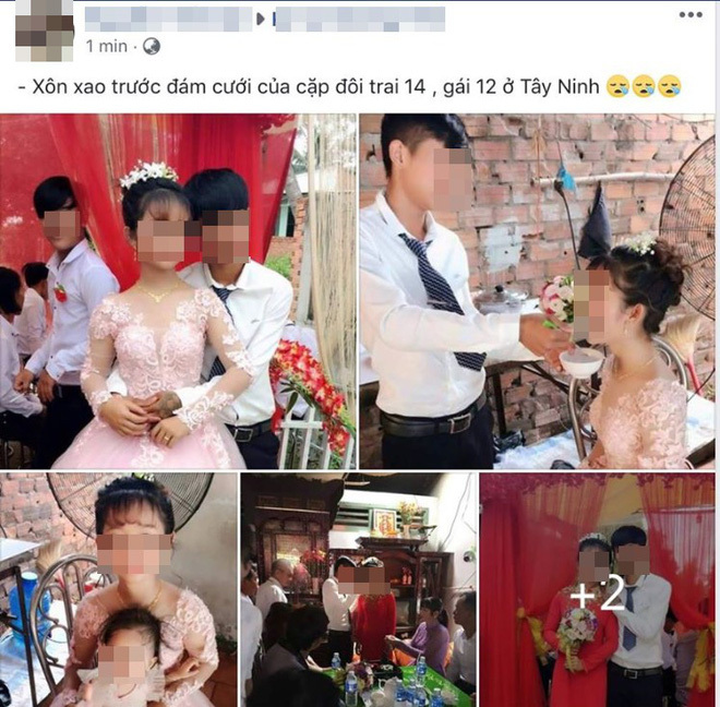 Vụ đám cưới nhí chú rể 14 tuổi và cô dâu 12 tuổi có thể bị truy cứu trách nhiệm hình sự