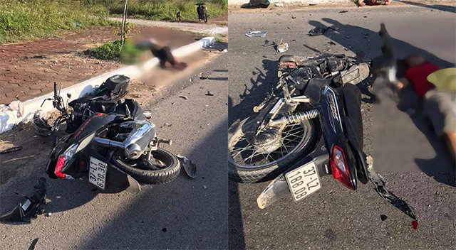 Hai xe máy tông nhau, 2 người tử vong tại chỗ