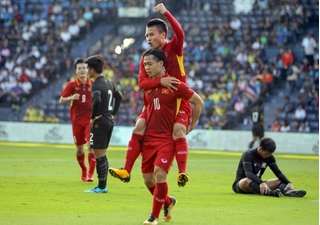 Tiền đạo Quang Hải mong gặp Thái Lan ở chung kết AFF Cup 2018