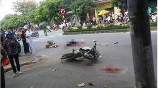 Thái Bình: Ô tô tải va chạm với xe máy, 1 người tử vong tại chỗ