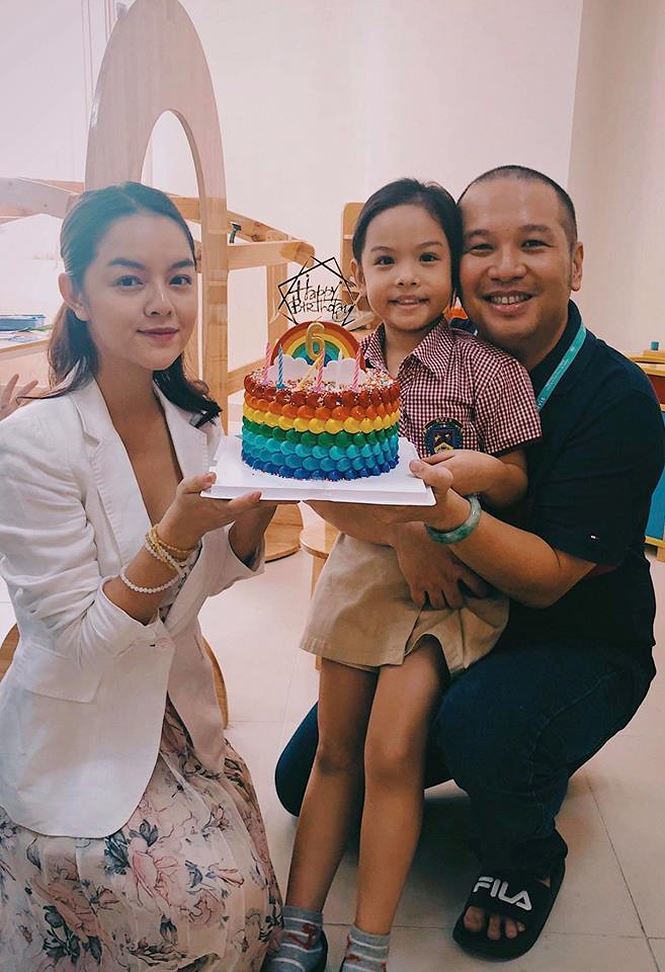 Phạm Quỳnh Anh-Quang Huy tái hợp tổ chức sinh nhật cho con