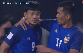 Chấn động: Tiền đạo Thái Lan ghi 6 bàn vào lưới Timor Leste