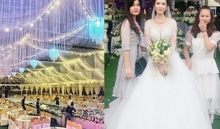 Đám cưới tiền tỉ ở Vĩnh Phúc: Mời Ngọc Sơn về hát, cô dâu xinh như hot girl