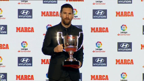 Messi giành cú đúp giải cá nhân ở La Liga