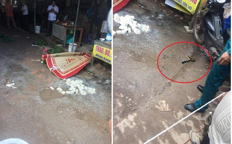 Cô gái bán đậu phụ bị bắn tử vong giữa chợ ở Hải Dương