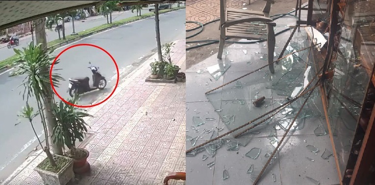 Clip: Xe tay ga không người lái phóng vun vút xiên qua đường phố