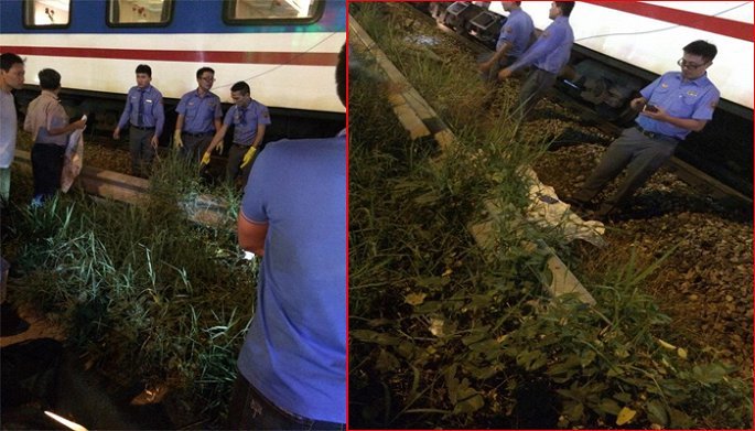 Cố băng qua đường ray, nam thanh niên quê Nam Định bị tàu hoả tông tử vong