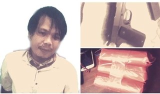 Mang súng K54 xông vào Quỹ tín dụng cướp tiền