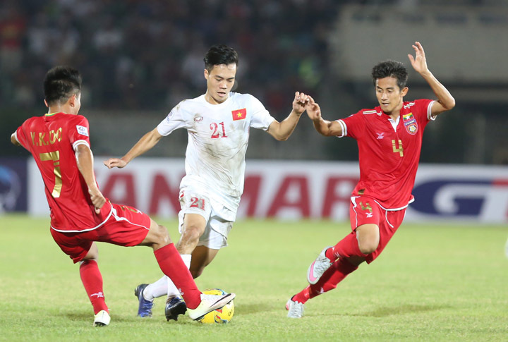 Đội tuyển Việt Nam bị mất oan bàn thắng trong trận hòa Myanmar