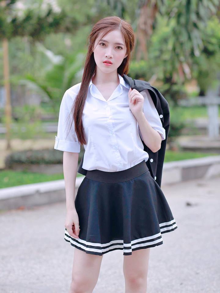 Lột bỏ vẻ sexy, hot girl Thảo My gây ngạc nhiên với hình ảnh nữ sinh7