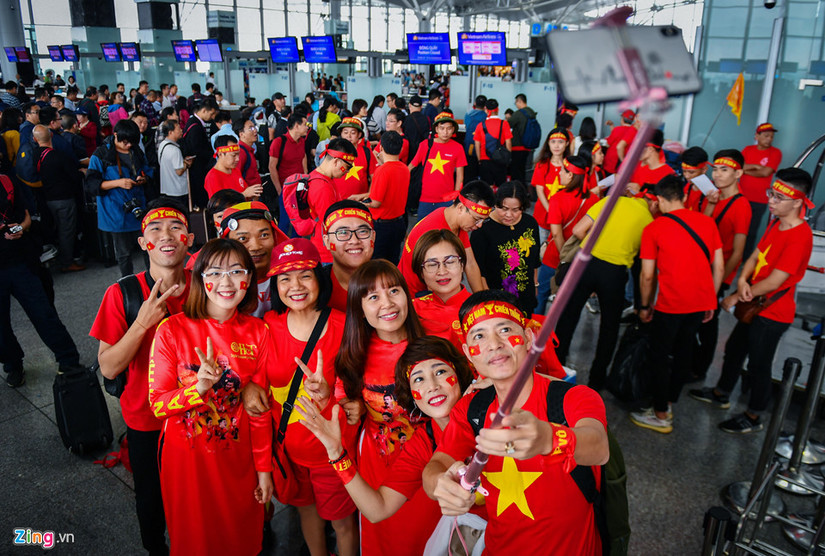 Hàng trăm CĐV lên đường bay đến Philippines cổ cũ đội tuyển Việt Nam